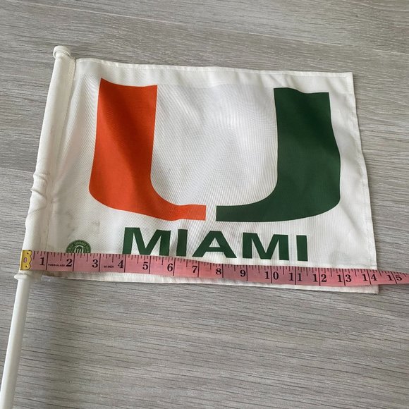 University of Miami Car Flags - Picture 2 of 3